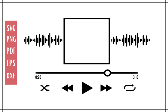 Music Player SVG Audio Player SVG File