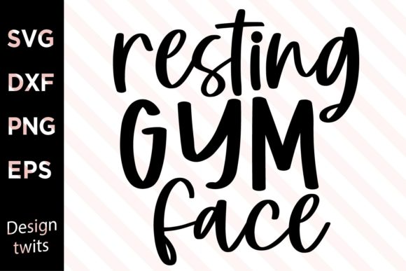 Resting Gym Face SVG